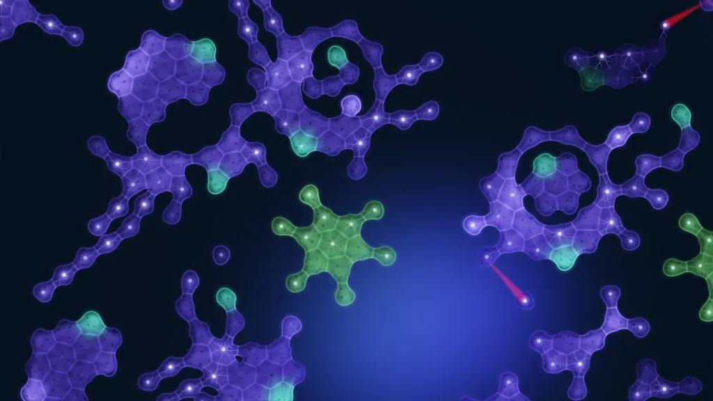 Star shaped and spiral creatures in the ray traced view